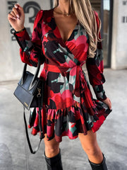 Lauren Printed Waist Controlled Shirt Dress