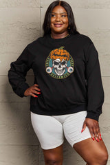 Sudadera con estampado de calavera