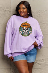 Sudadera con estampado de calavera