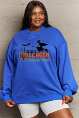 Sudadera con gráfico "TRUCO O TRATO" de FELIZ HALLOWEEN