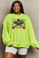 Sudadera con gráfico "TRUCO O TRATO" de FELIZ HALLOWEEN