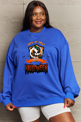 Sudadera gráfica "TRUCO O TRATO FELIZ HALLOWEEN"