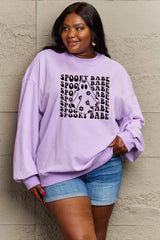 Sudadera con estampado de SPOOKY BABE