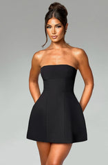 Artemisia Elegant Strapless Mini Dress