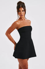 Artemisia Elegant Strapless Mini Dress