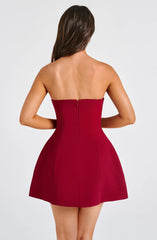 Artemisia Elegant Strapless Mini Dress