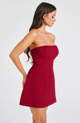 Artemisia Elegant Strapless Mini Dress