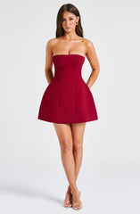 Artemisia Elegant Strapless Mini Dress