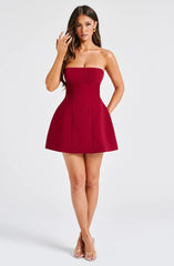 Artemisia Elegant Strapless Mini Dress