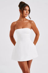 Artemisia Elegant Strapless Mini Dress