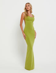 Ausha Elegance Sleeveless Backless Maxi Dress