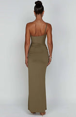 Janet Single Shoulder Cami Maxi Dress