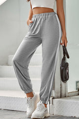 Lofanya Side Stripe Joggers with Pockets