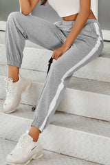 Lofanya Side Stripe Joggers with Pockets