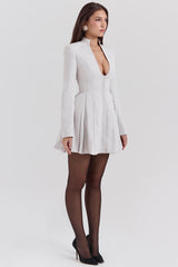 Simona Long Sleeve Sexy Mini Dress