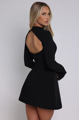 Skylar Long Sleeve Backless Sexy Mini Dress