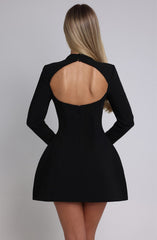 Skylar Long Sleeve Backless Sexy Mini Dress