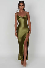 Stardust Dream Satin Charisma Maxi Dress