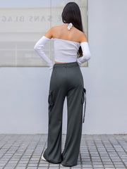 Laira Wide Leg Cargo Pants