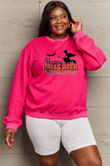 Sudadera con gráfico "TRUCO O TRATO" de FELIZ HALLOWEEN