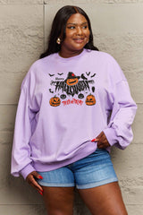 Sudadera con gráfico "TRUCO O TRATO" de FELIZ HALLOWEEN