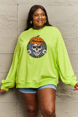 Sudadera con estampado de calavera