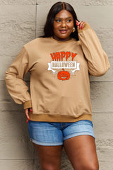 Sudadera con estampado de HAPPY HALLOWEEN