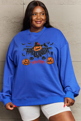 Sudadera con gráfico "TRUCO O TRATO" de FELIZ HALLOWEEN