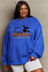 Sudadera con gráfico "TRUCO O TRATO" de FELIZ HALLOWEEN