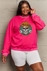 Sudadera con estampado de calavera