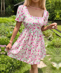 Caroline Summer Western Design Pink Sweet Girlish Dress