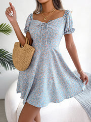 Breezy Blossom Boho Swing Dress