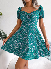 Breezy Blossom Boho Swing Dress