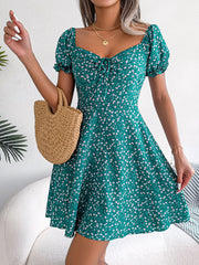 Breezy Blossom Boho Swing Dress