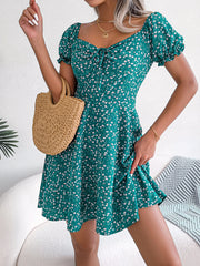 Breezy Blossom Boho Swing Dress